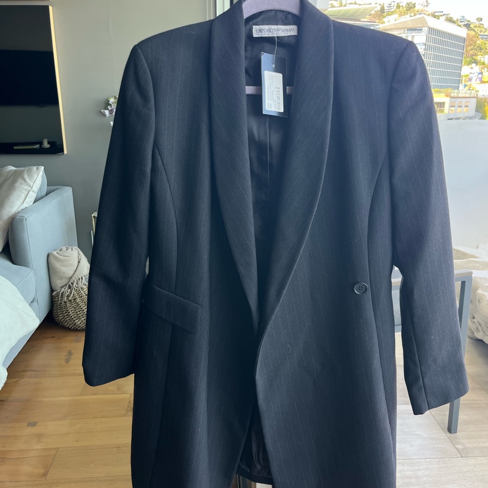 Vintage Armani Pinstripe Blazer & Pants
